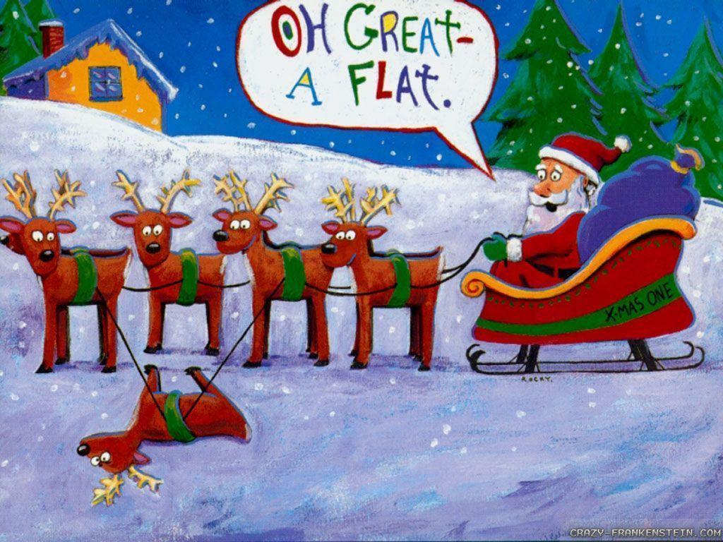 Funny Christmas Wallpaper 2 1024x768 In Debt
