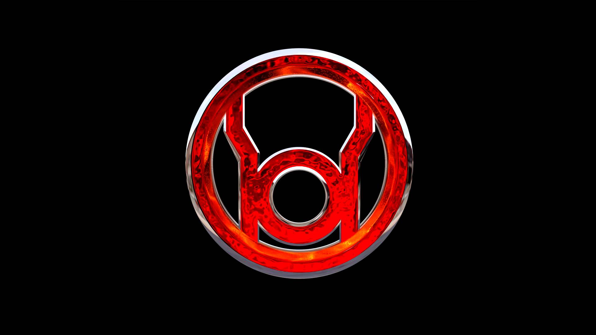 Wallpaper For > Red Lantern Logo Wallpaper