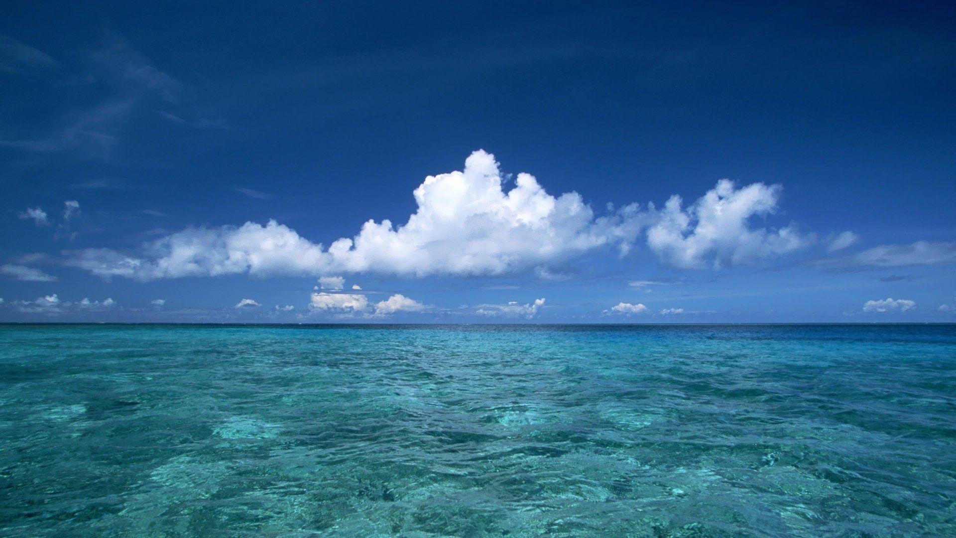 Hawaii Beach&;s Aquamarine Sea and blue Sky1920*1080第26