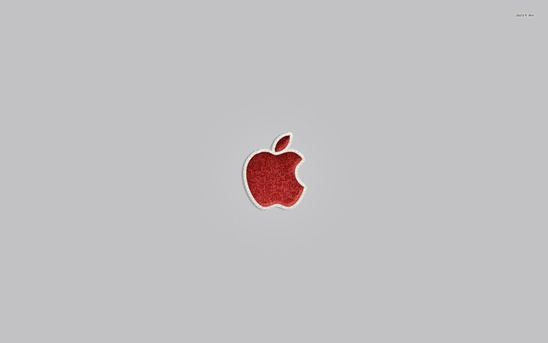 Wallpaper For > Red Apple Logo Wallpaper HD