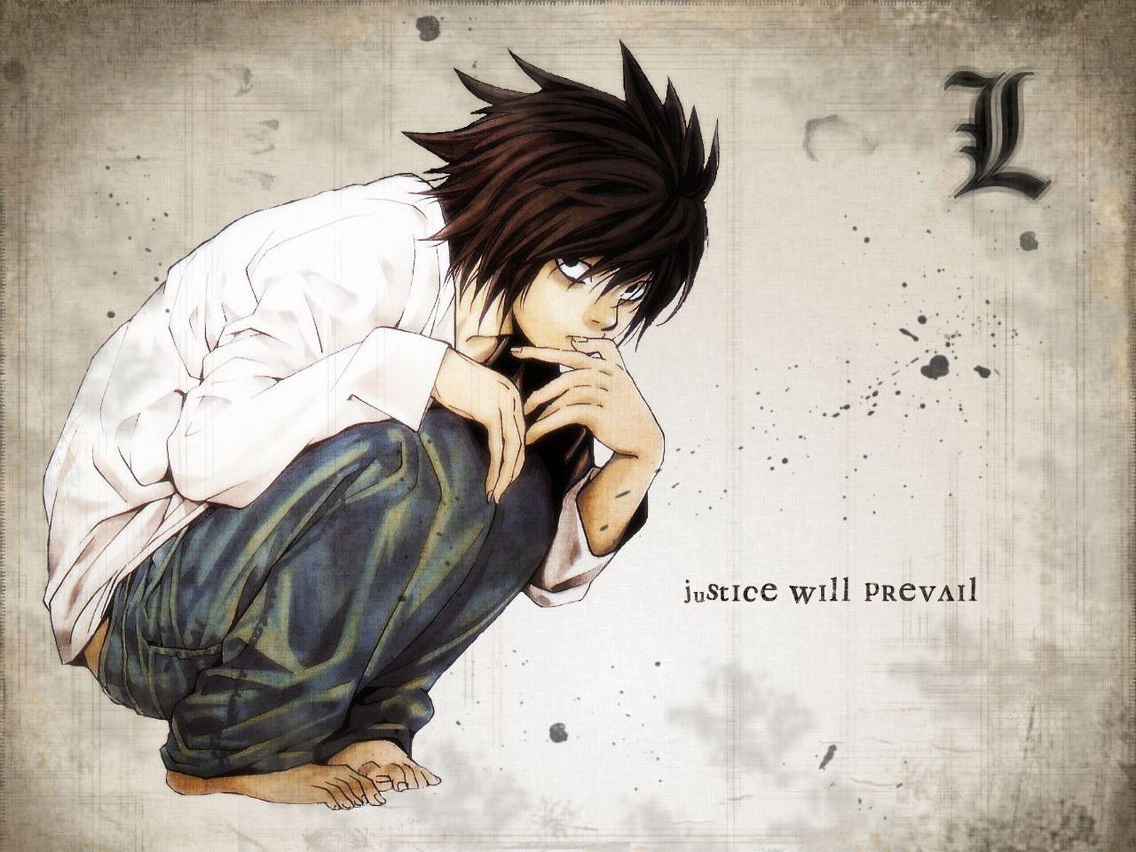 image For > Death Note Wallpaper L