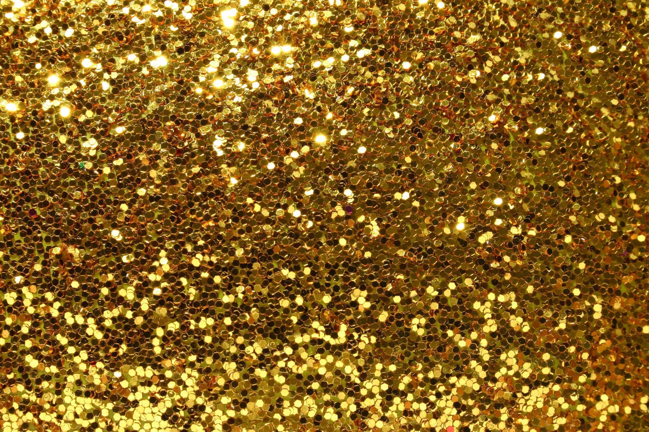 Gold Sequins Background