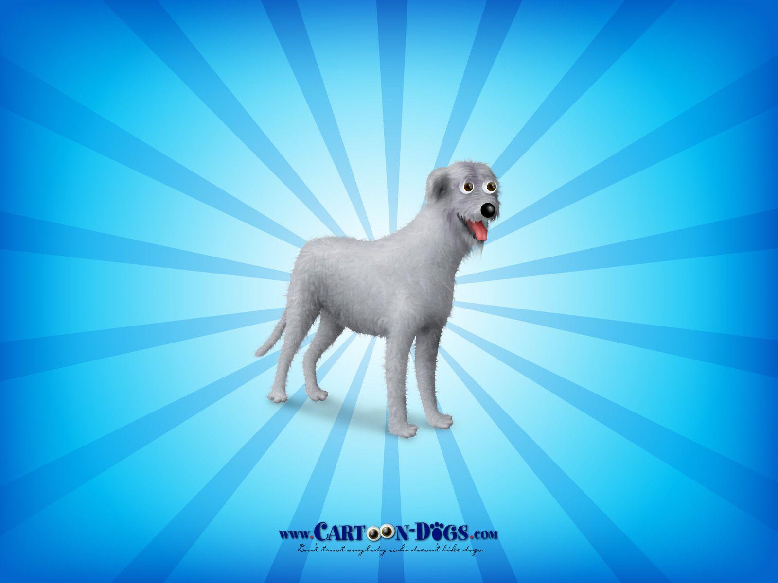 Irish Wolfhound by Cartoon Dogs: Free downloads avatars, icons