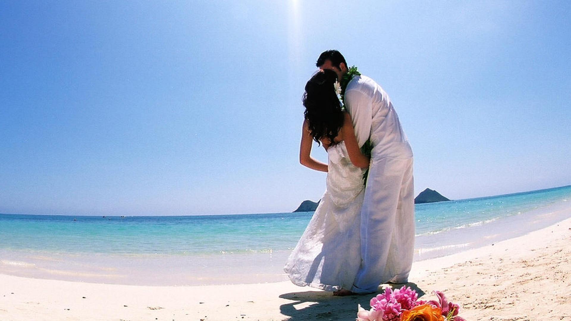 Romantic Beach Wedding Wallpaper. Download HD Wallpaper. Wide