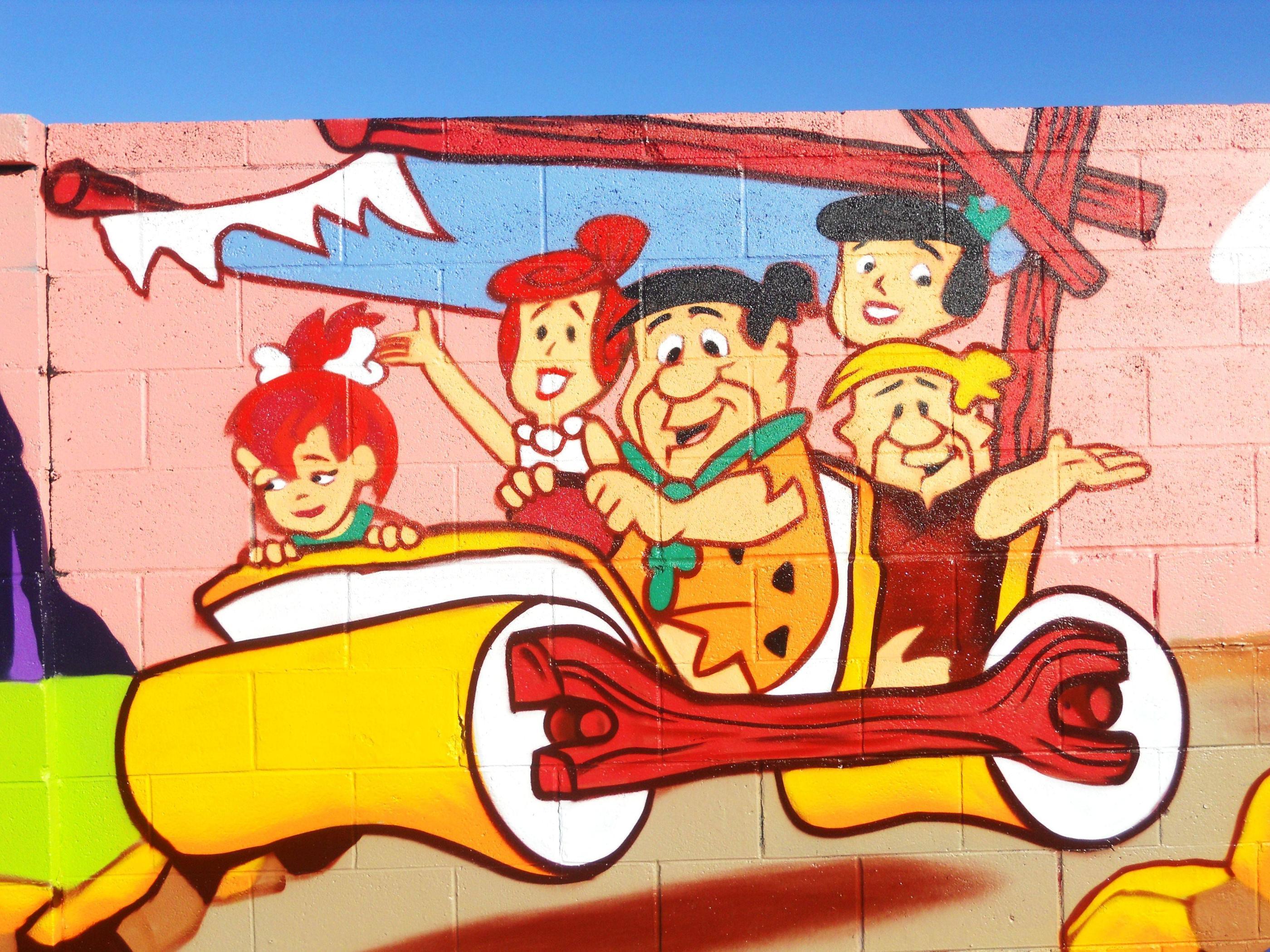 Slip Chale Dayv Meet Flintstones HD Wallpaper & Background Slip