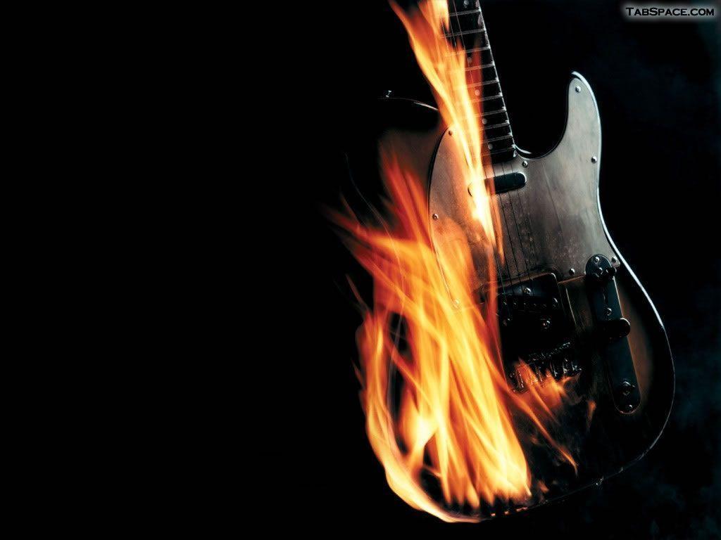 Wallpaper For > Awesome Guitar Background