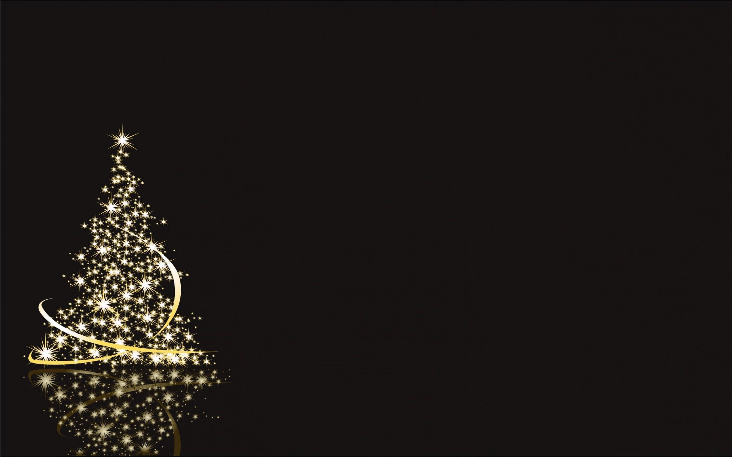 Happy Merry Christmas Tree HD Wallpaper