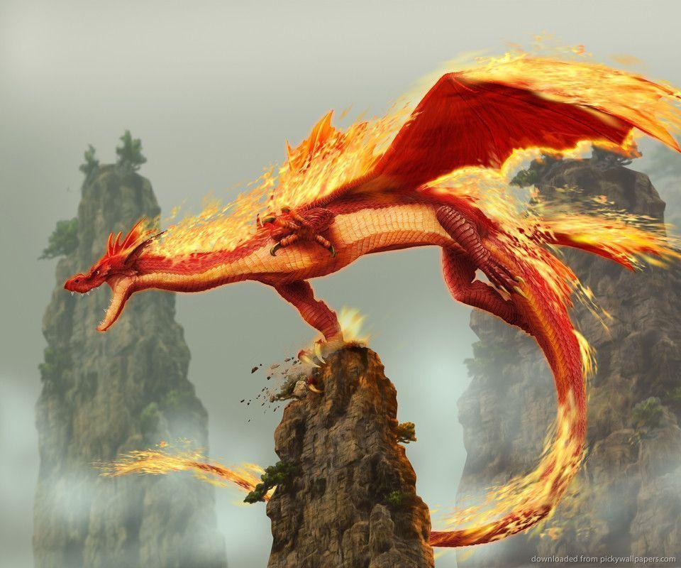 Download Fire Dragon Wallpaper For Samsung Epic