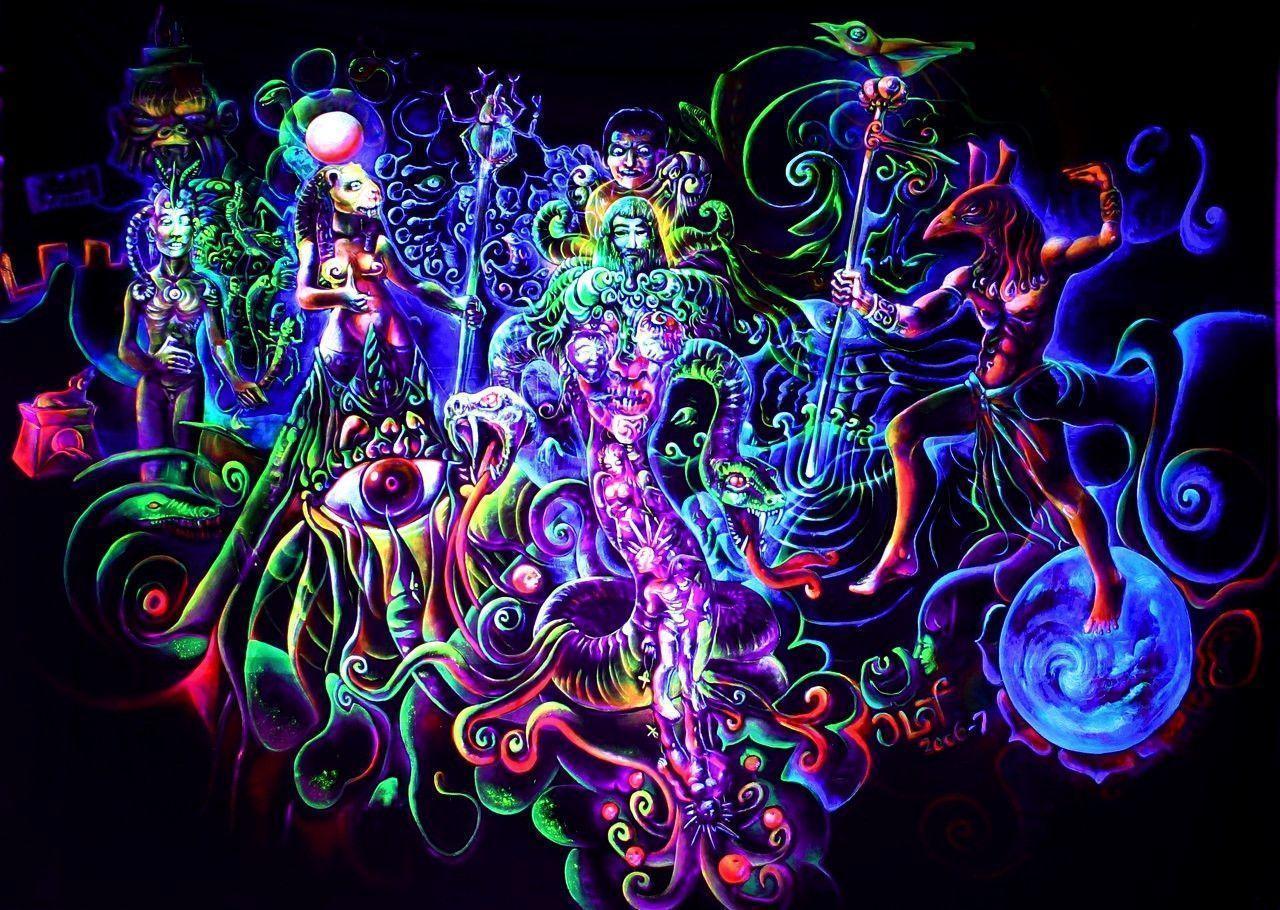 Wallpaper For > Artistic Psychedelic Wallpaper
