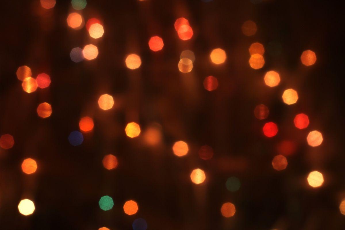 image For > Christmas Lights Background Free