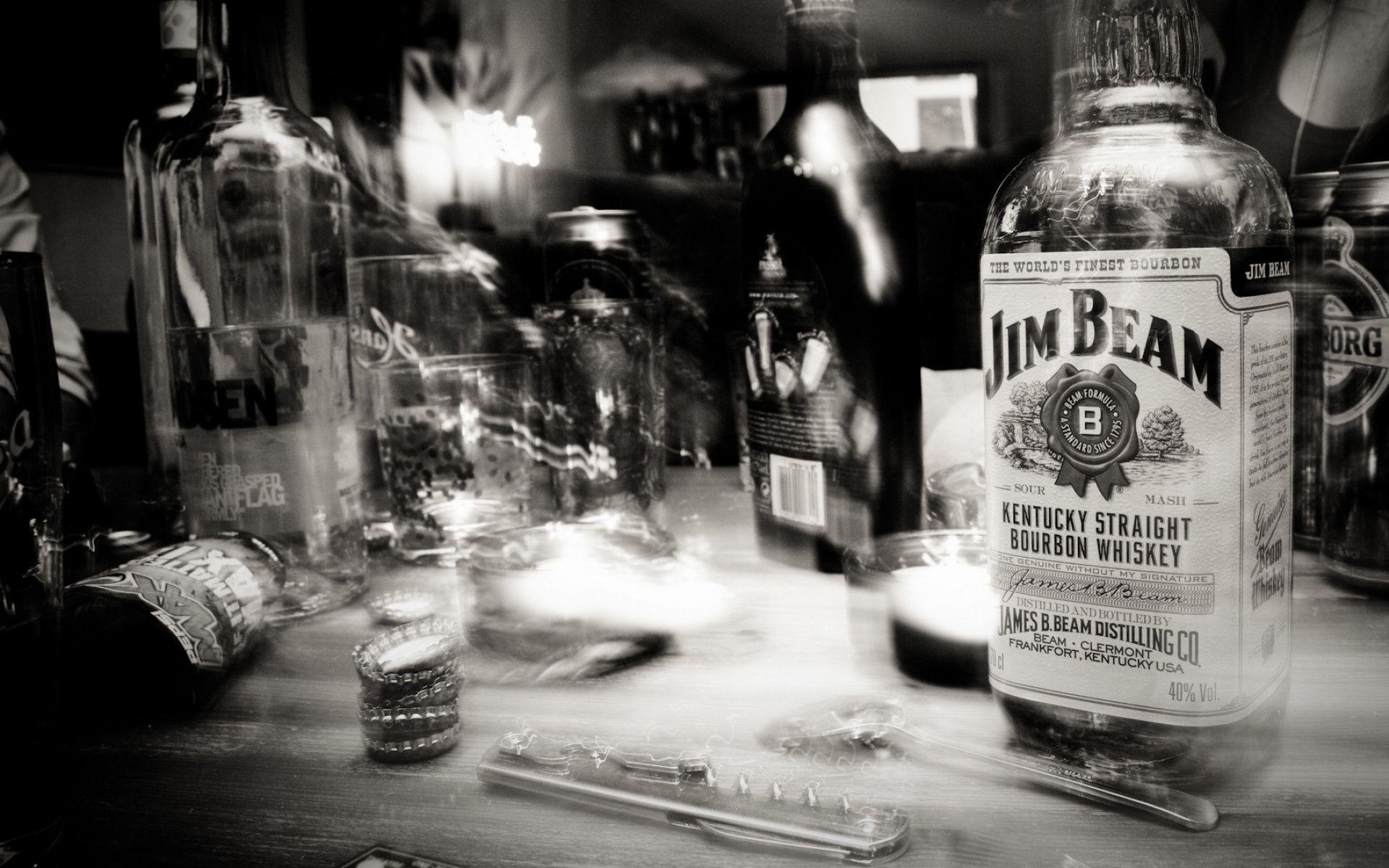 Alcohol Whiskey Liquor Bourbon Jim Beam