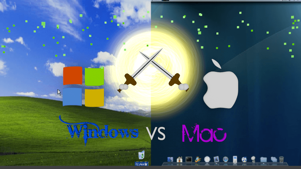 My Finished Wndiws vs Mac Wallpaper