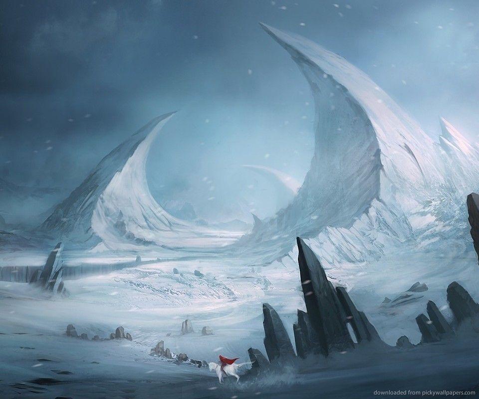 Download Winter Fantasy Landscape Wallpaper For Samsung Epic