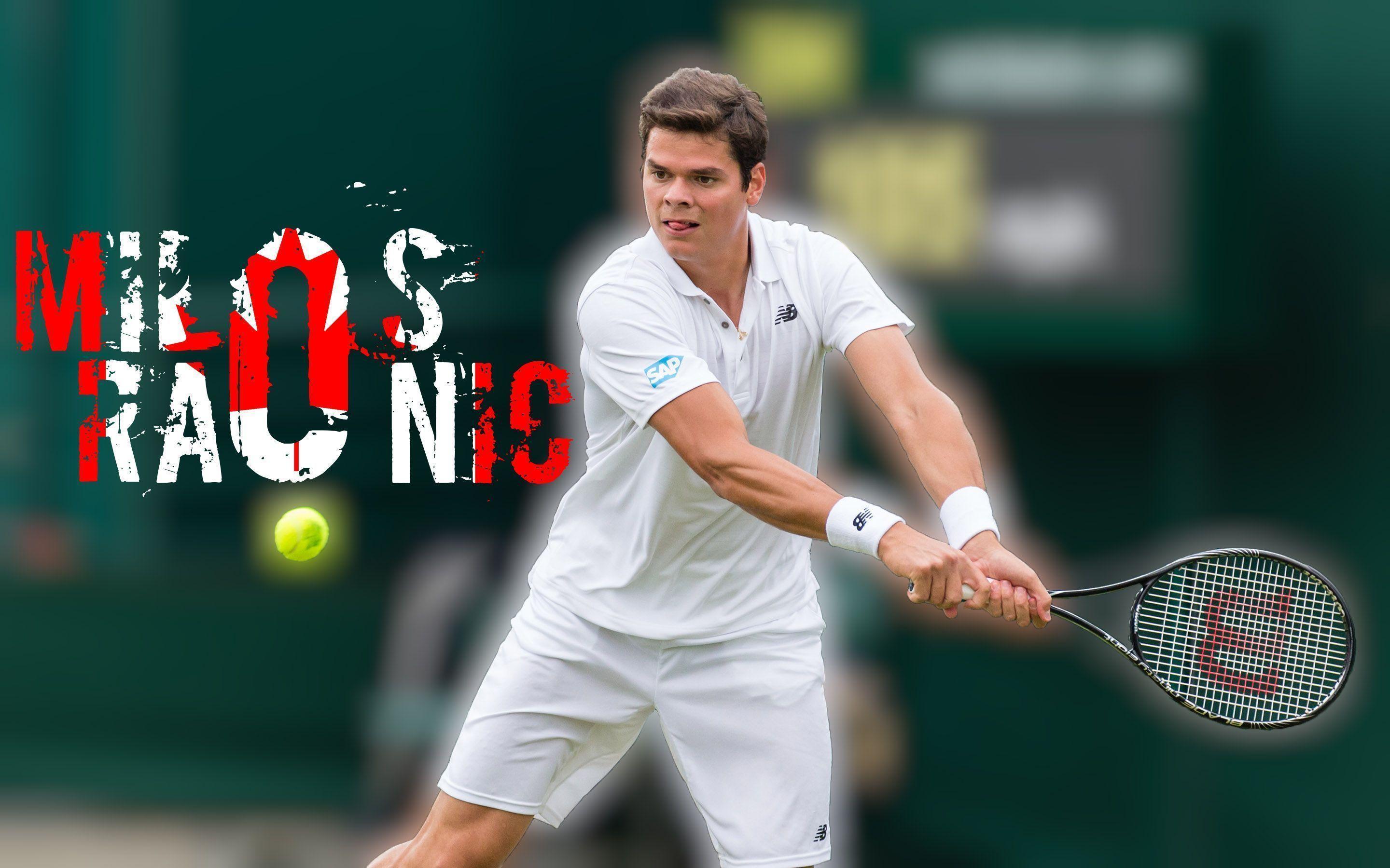 Milos Raonic 2014 Wimbledon Wallpaper Wide or HD. Male
