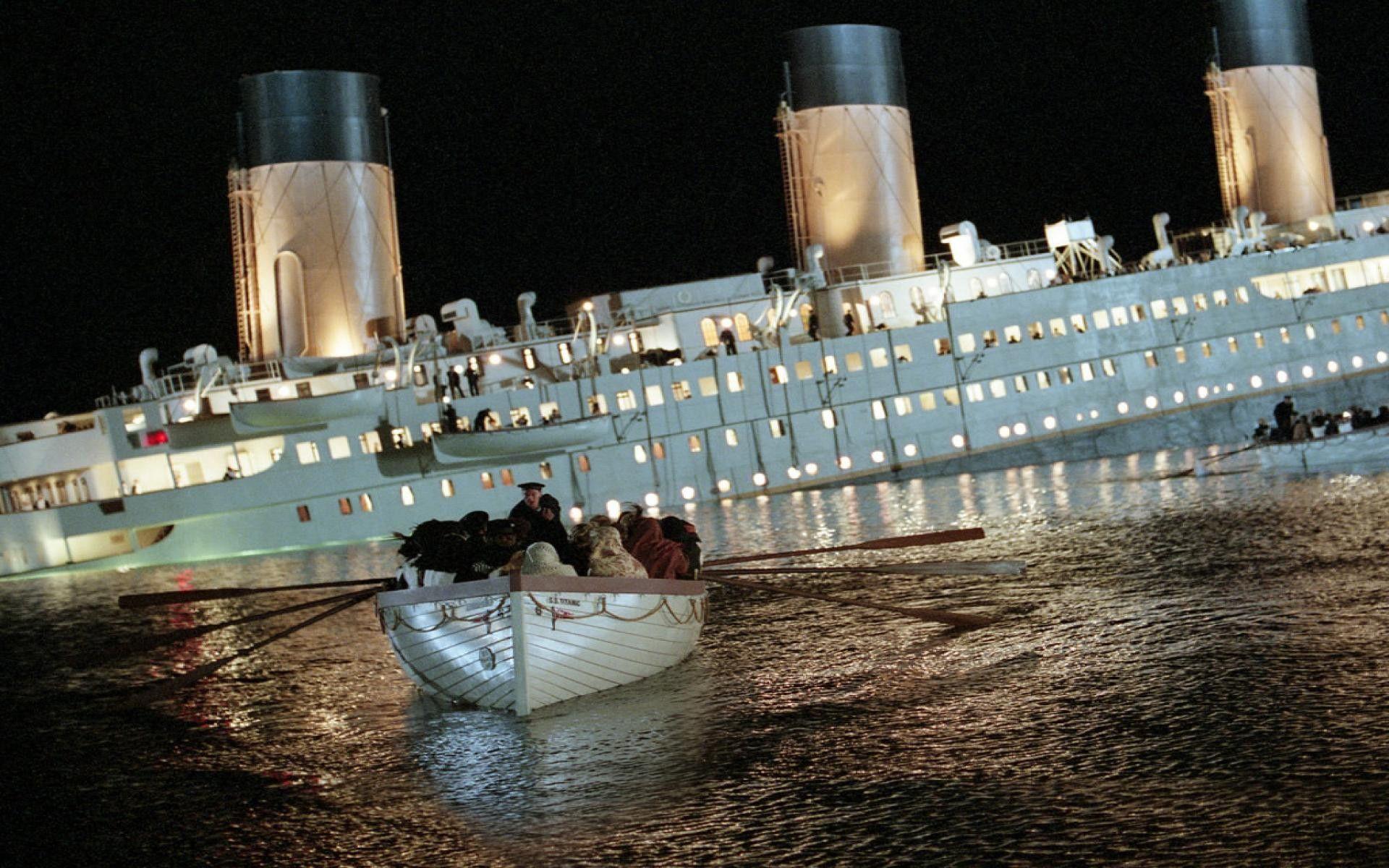 3D Titanic Great Ship Sinking, Desktop and mobile wallpaper