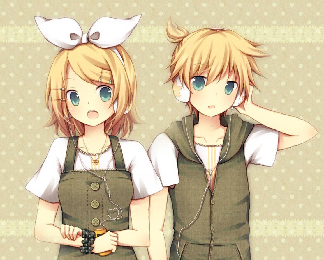 Vocaloid Kagamine Rin And Kagamine Len Twins C Wallpaper