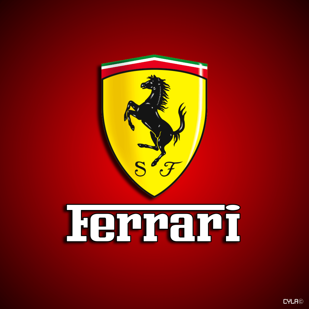 Ferrari Badge 9398 Wallpaper: 1024x1024