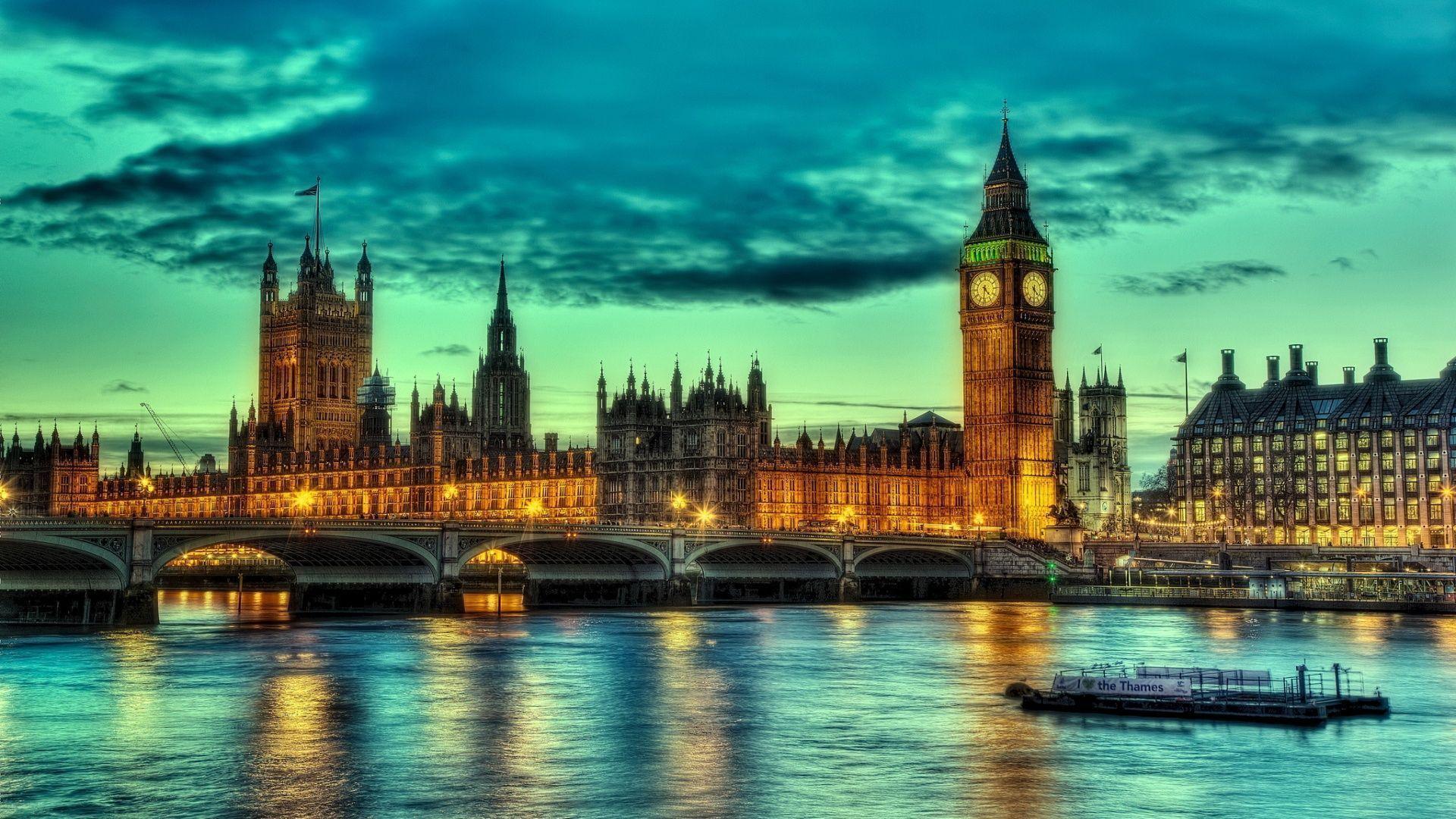 London houses of parlament Wallpaper