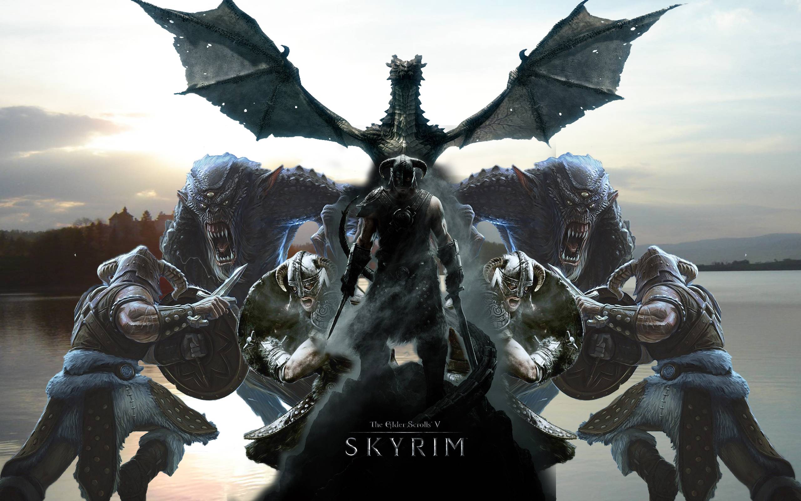 Skyrim Desktop Backgrounds Wallpaper Cave