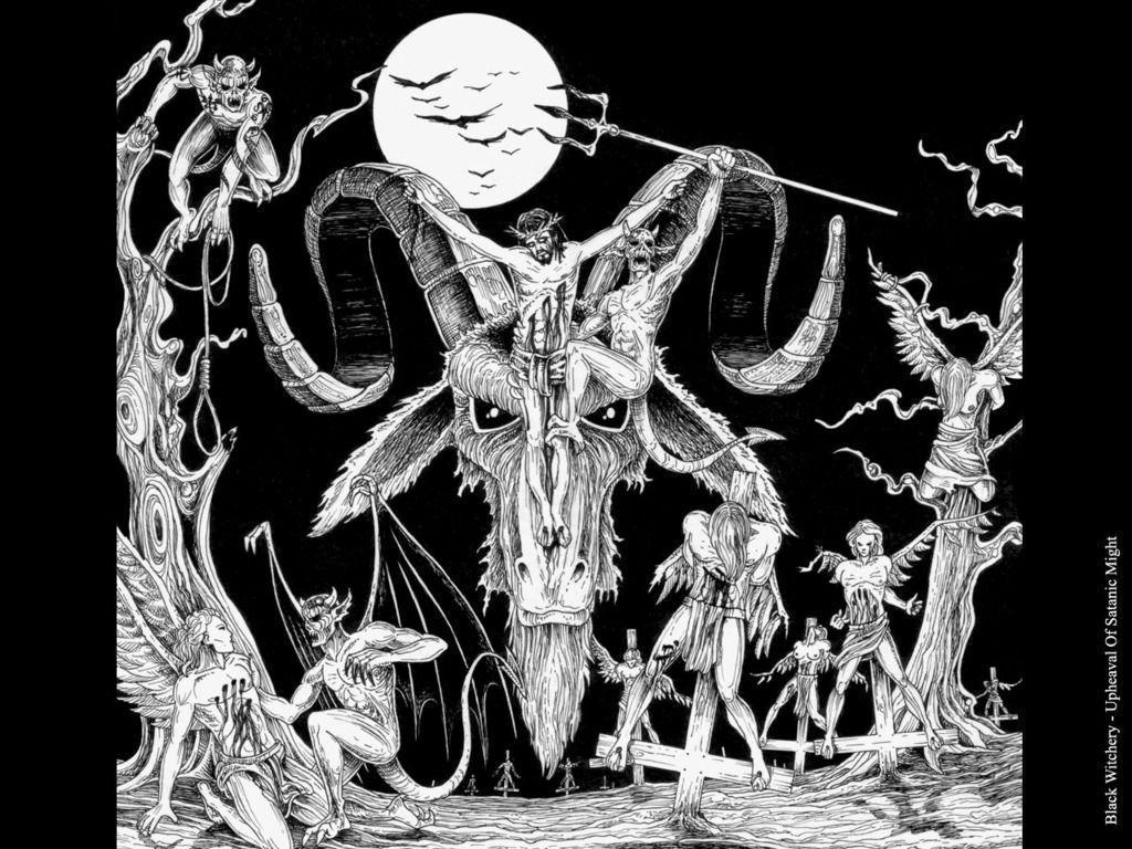 Wallpaper For > Satanic Goat Wallpaper