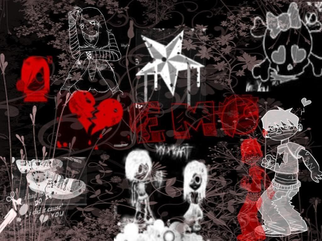 Emo Love Wallpaper Background