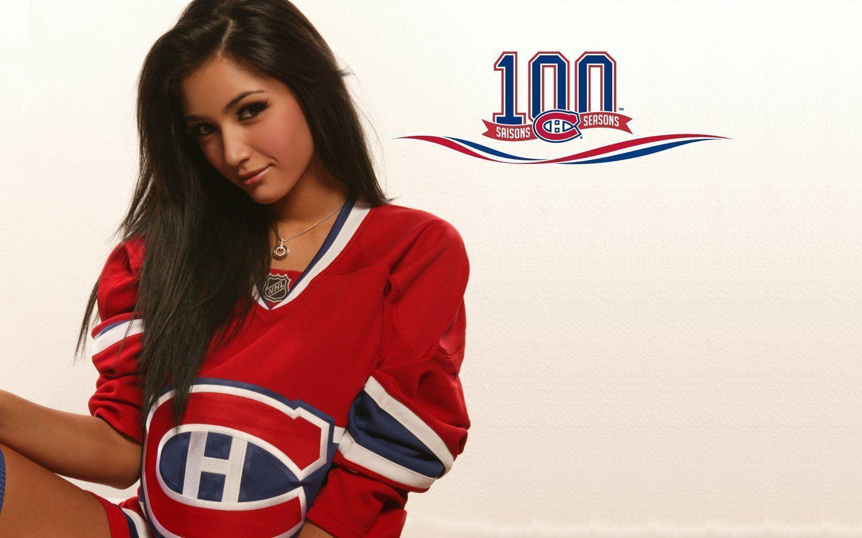 Montreal Canadiens Girl HD Wallpaper. High Definition Wallpaper
