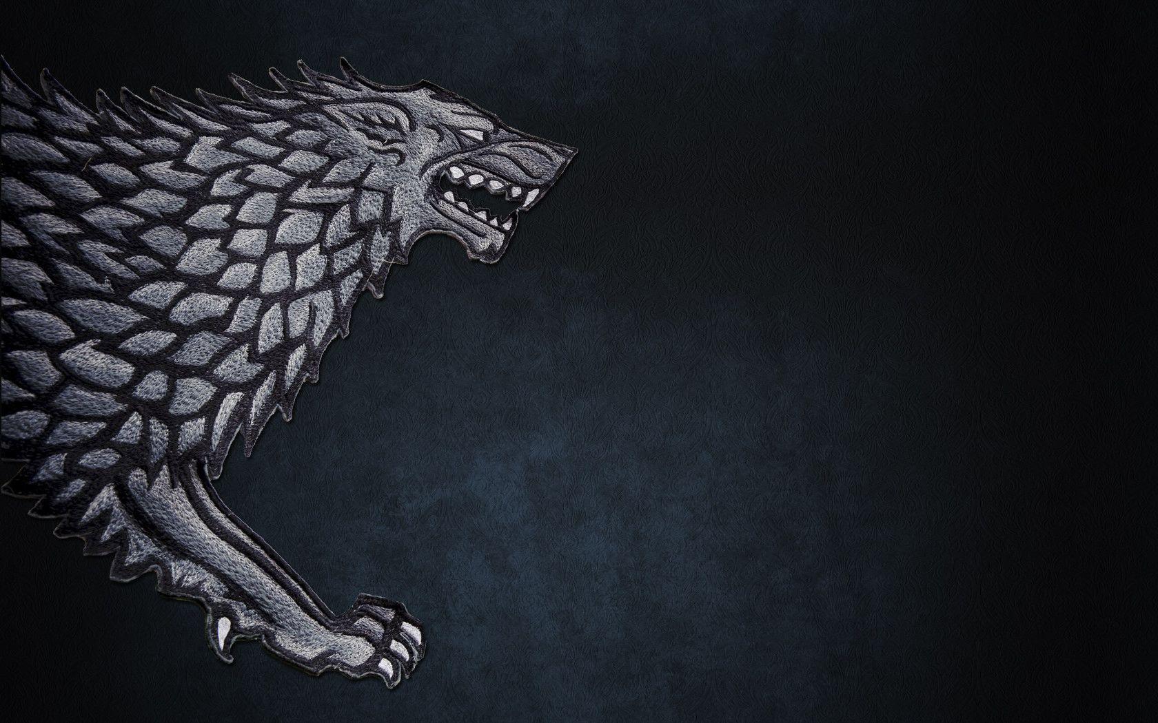 image For > Game Of Thrones House Stark Sigil Wallpaper