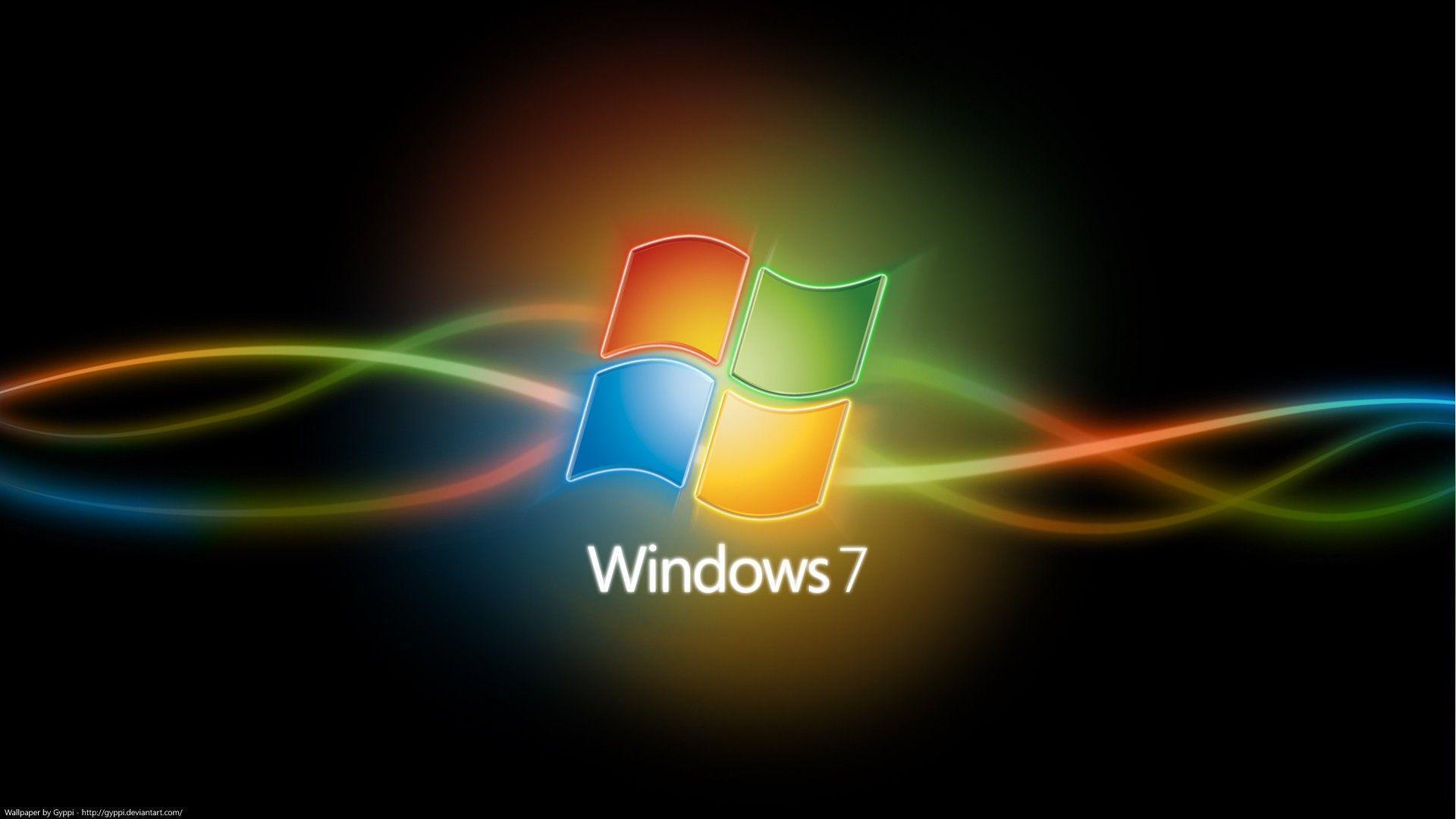 The Image of Windows 7 Logos 1920x1080 HD Wallpaper