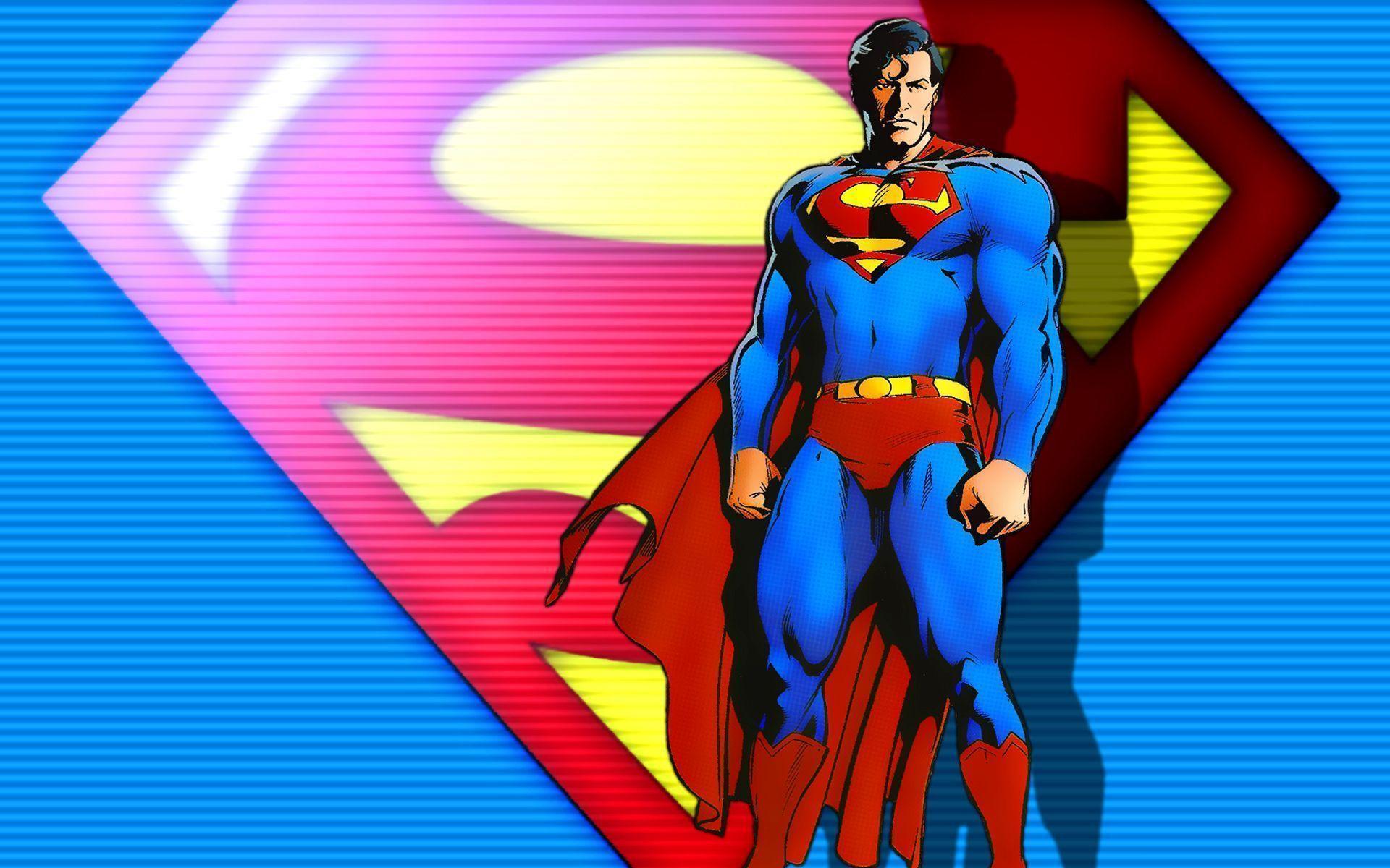 Superman Comic Desktop Wallpaper HD Wallpaper