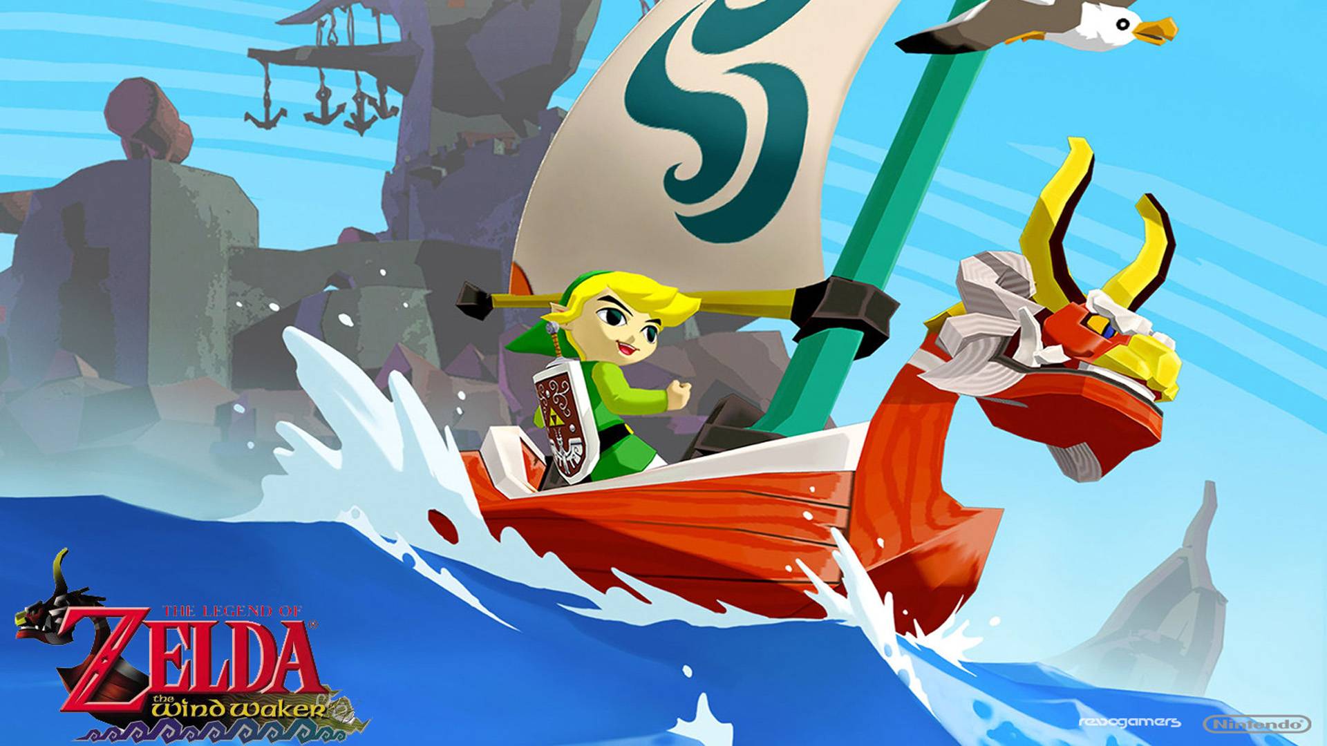 The Legend Of Zelda: The Wind Waker HD Computer Wallpaper
