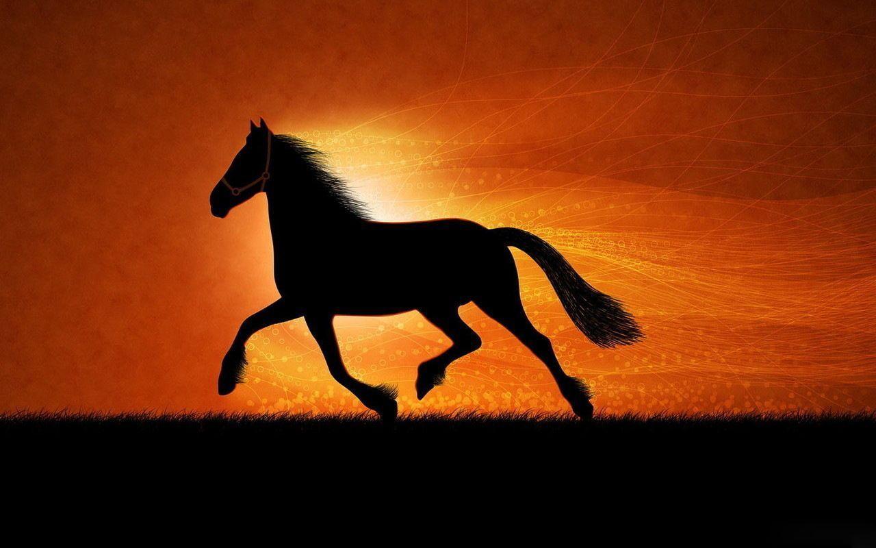 Desktop Wallpaper · Gallery · Windows 7 · Running Horses. Free