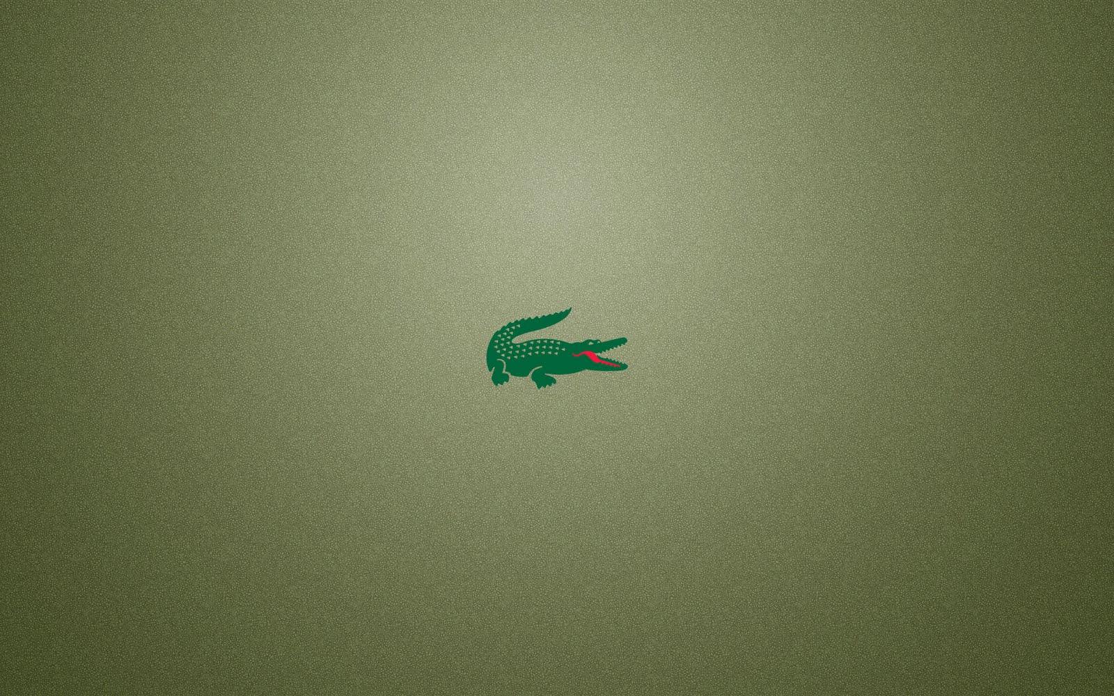 Lacoste Logo Crocodile Green Brand Wallpaper HD Skilal