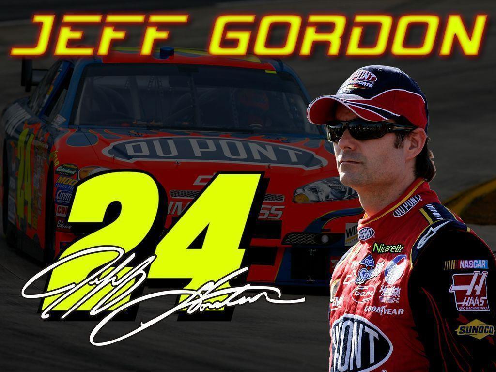 Jeff Gordon Car Racer Number 24 Wallpaper Wallpaper