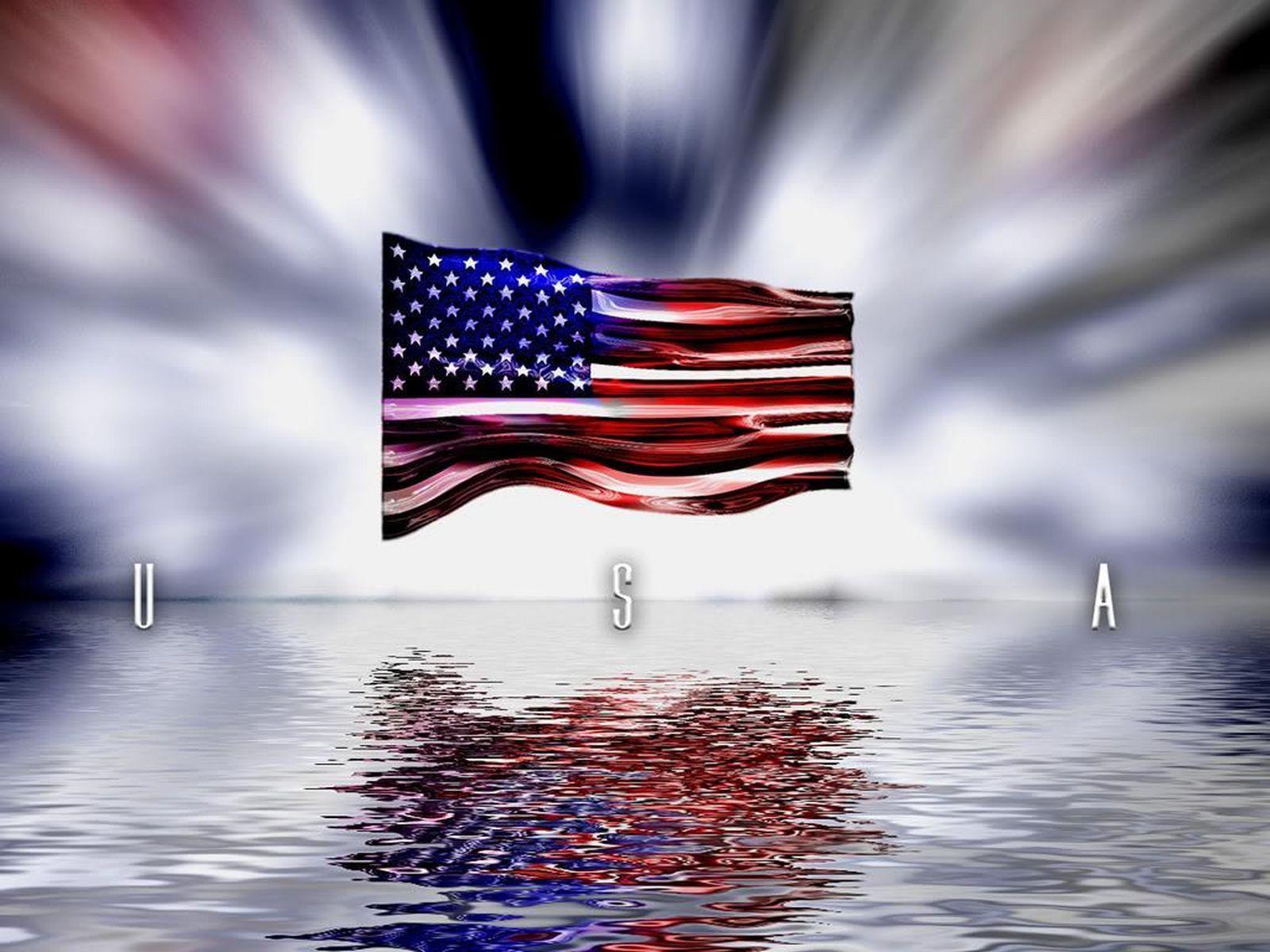 Wallpaper For > American Flag Desktop Wallpaper