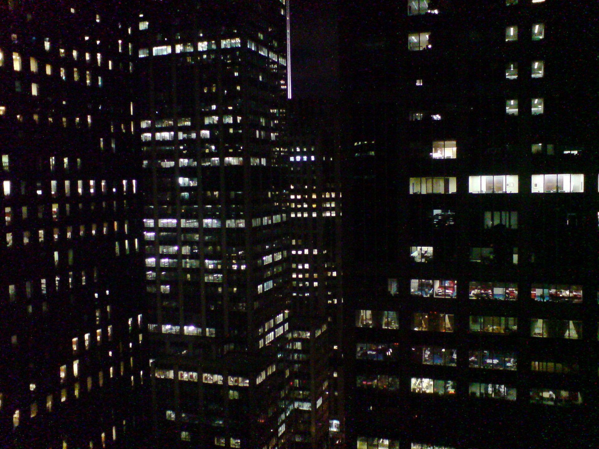 Manhattan by night York Wallpaper