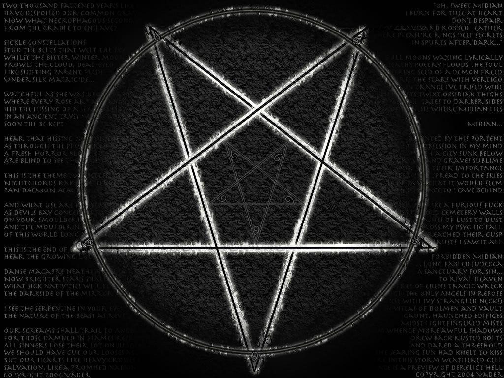 Wallpaper For > Satanic Pentagram Wallpaper