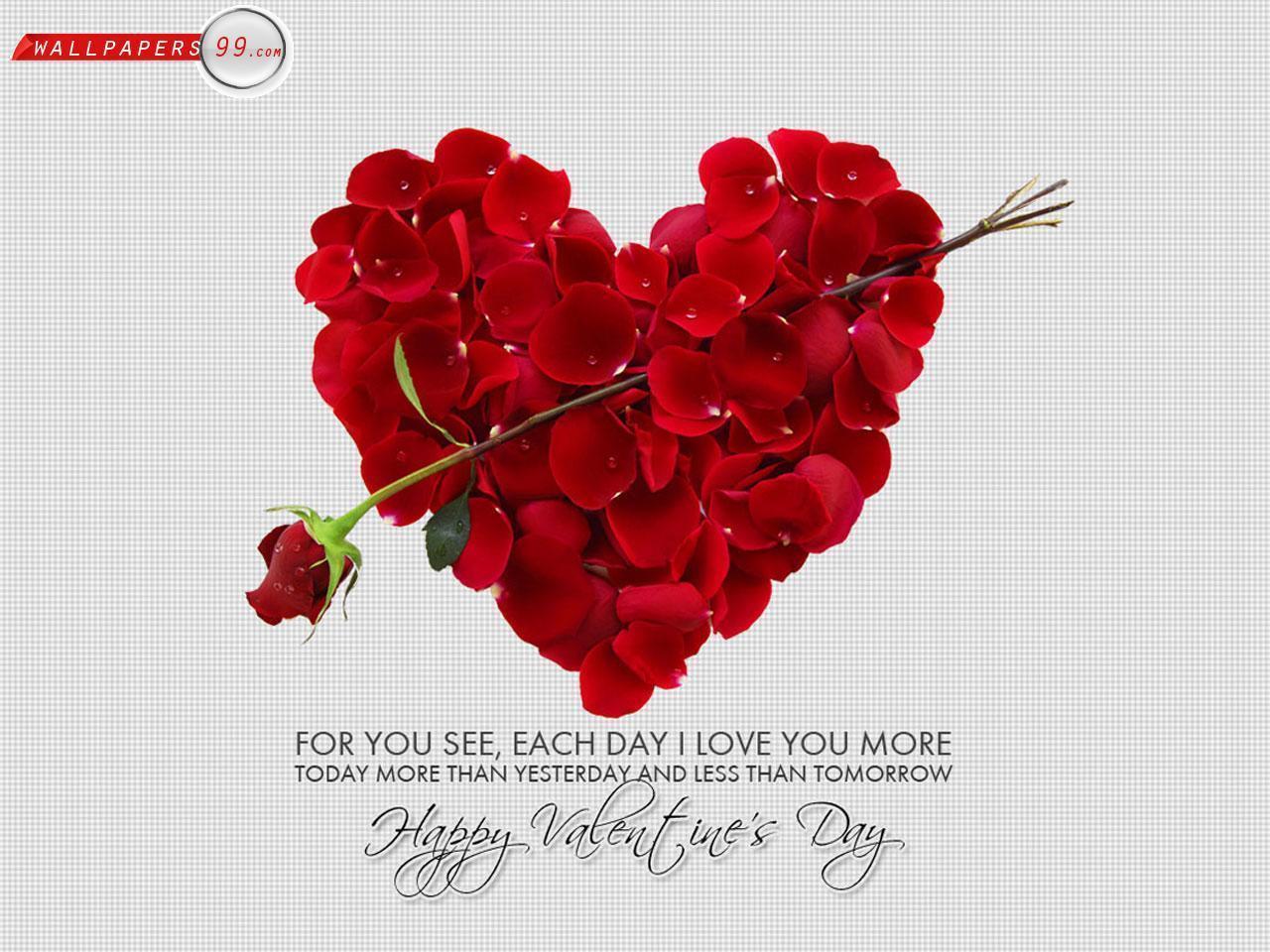 Happy Valentine day love wallpaper for Girlfriend and Boyfriend