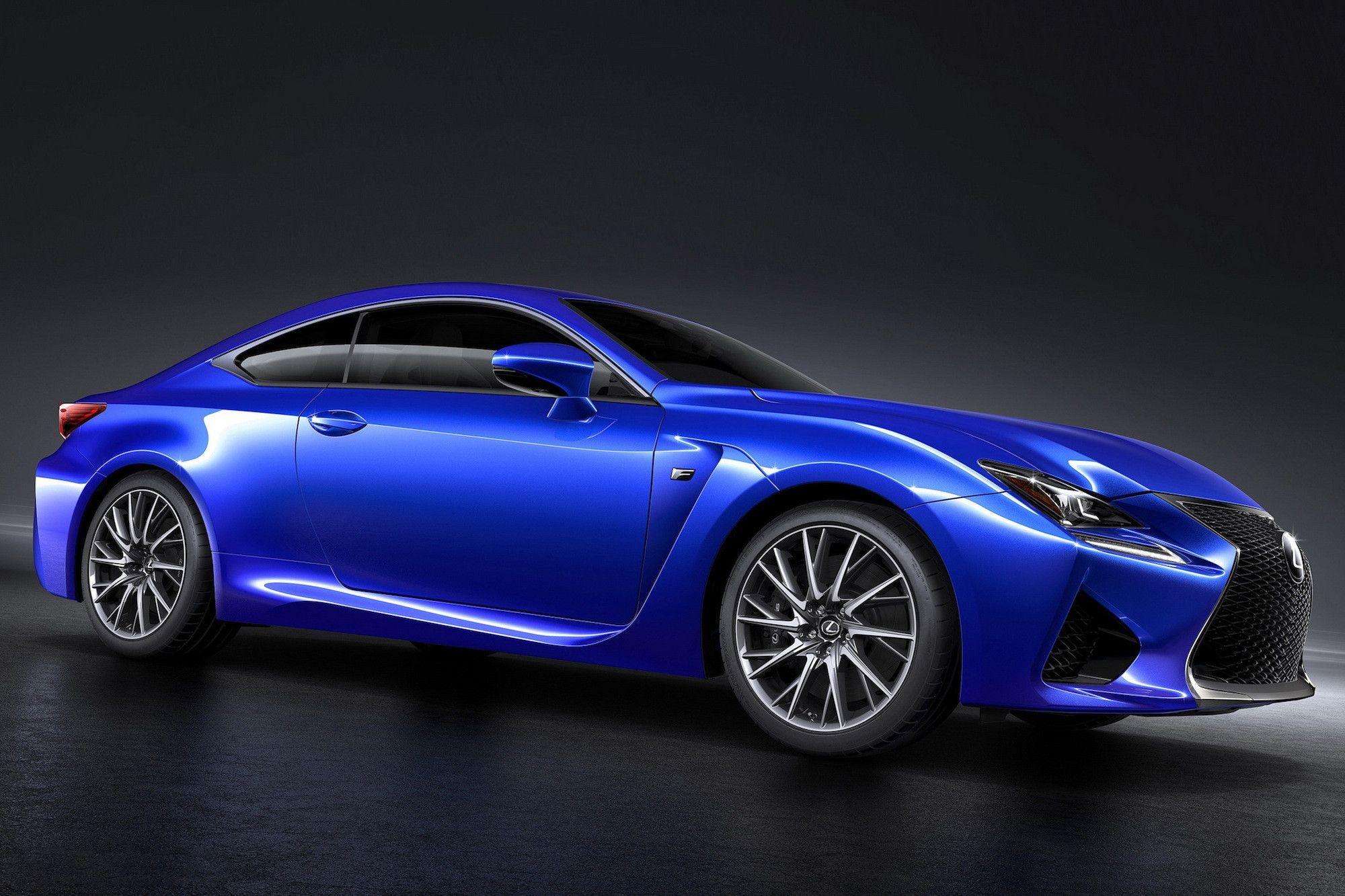 Blue Lexus RC F Coupe Wallpaper Wide or HD