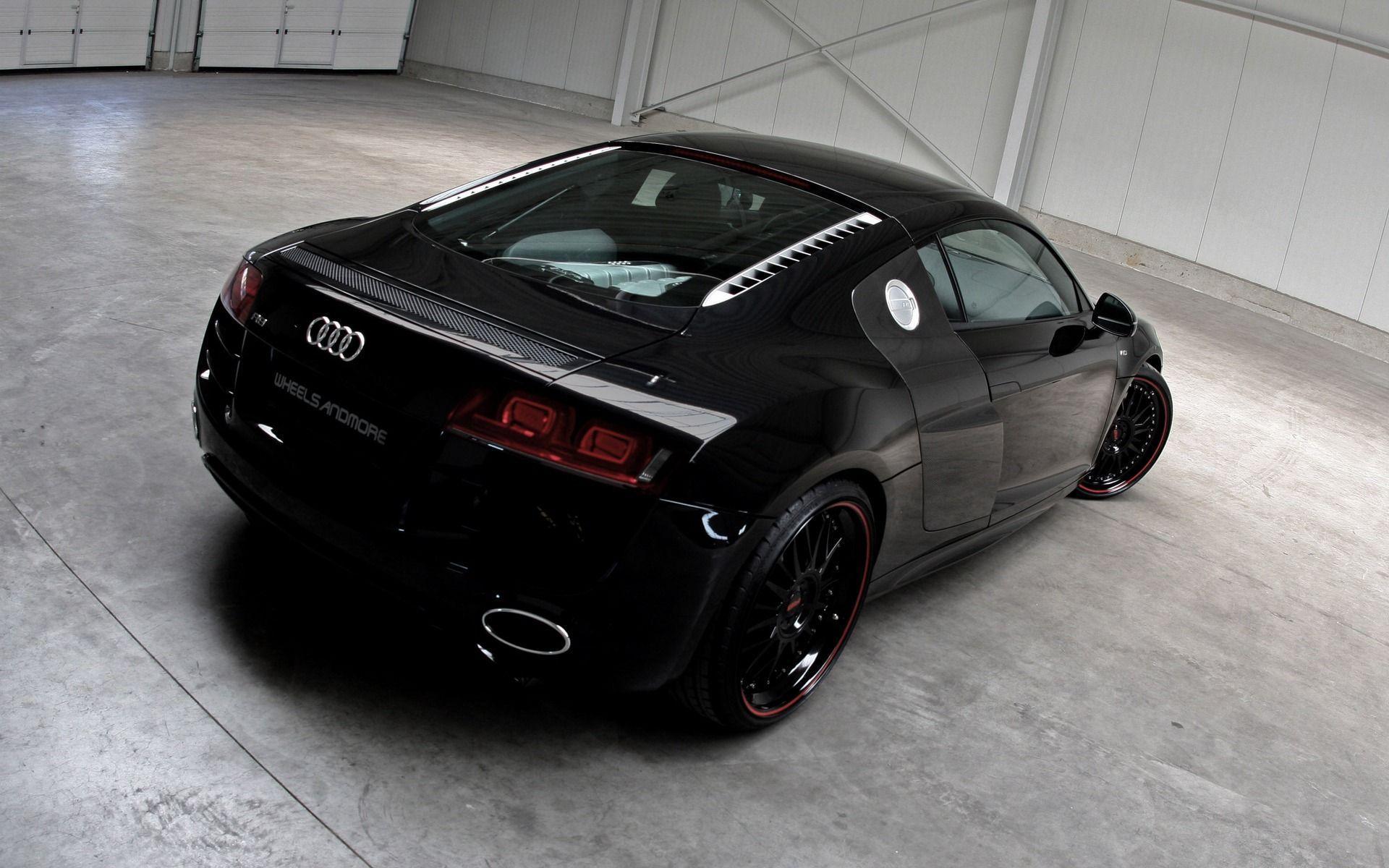 Black Audi R8 Full HD Wallpaper