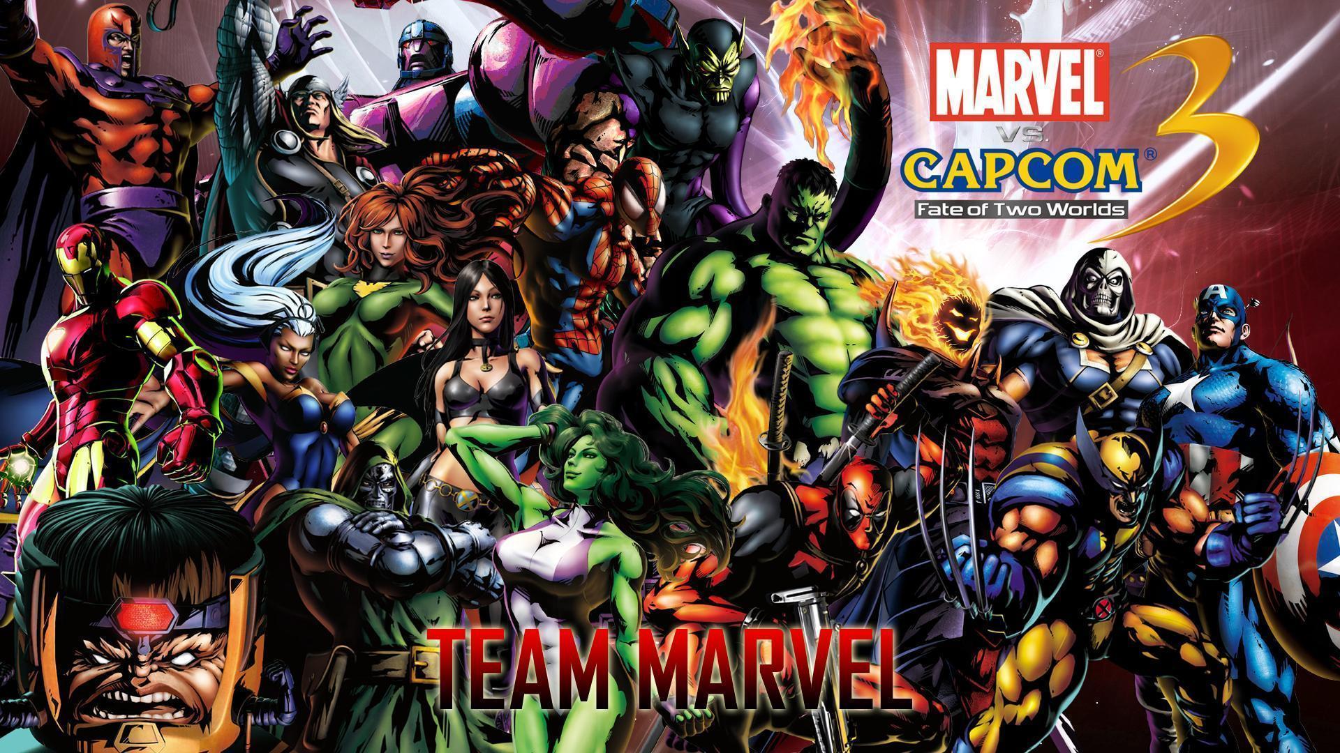 Ultimate Marvel vs. Capcom 3 Wallpaper HD Wallpaper Download Logo