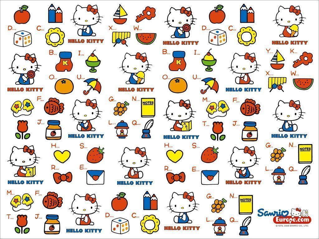 Wallpaper For > Hello Kitty And Friends Wallpaper