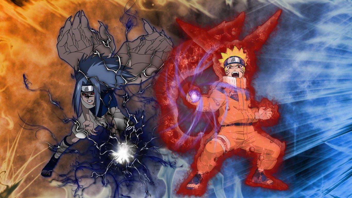 Wallpaper Sasuke Vs Naruto Hight Quality