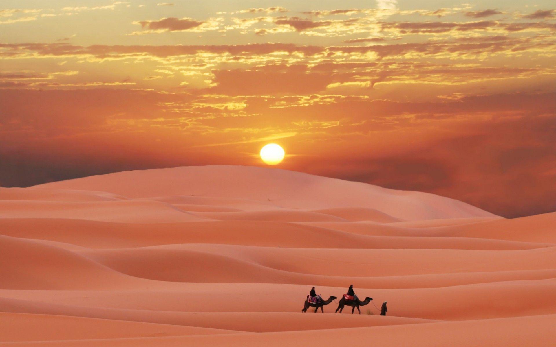 Beautiful Sahara Desert Morocco Wllpaper In Widescreen Wallpaper