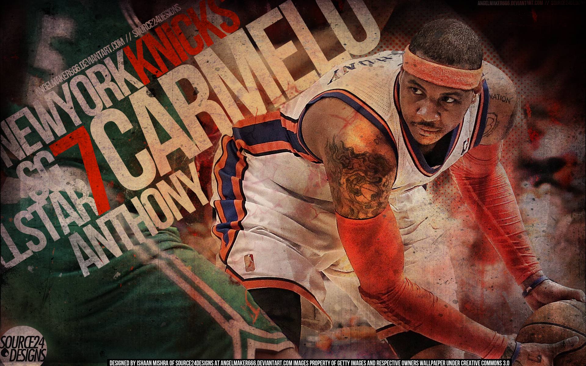 Carmelo Anthony Let Your Game Speak Wallpaper