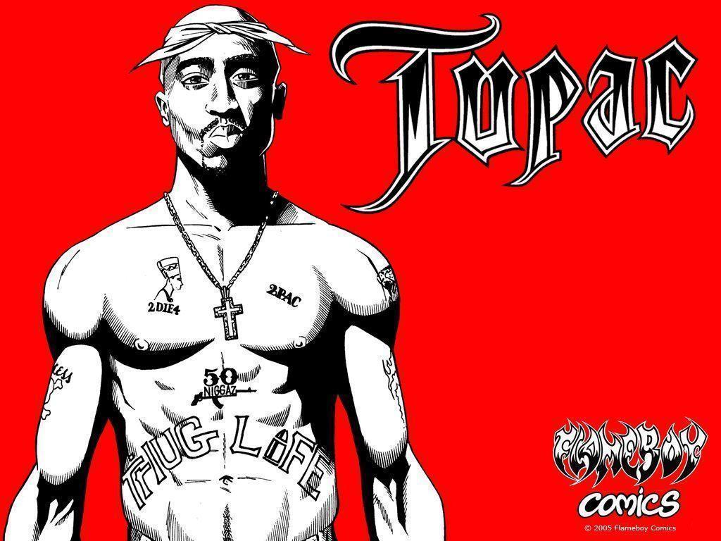 Tupac 1024x768 Shakur Wallpaper