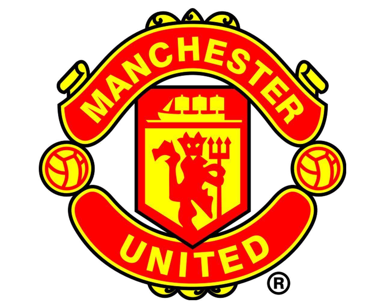 manchester united logo desktop wallpaper