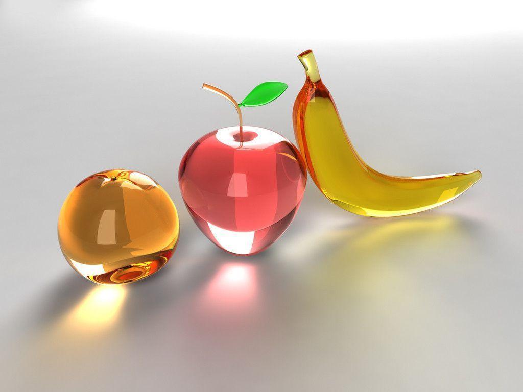Glass Fruit Apple Banana Wallpaper and Picture. Imageize: 295
