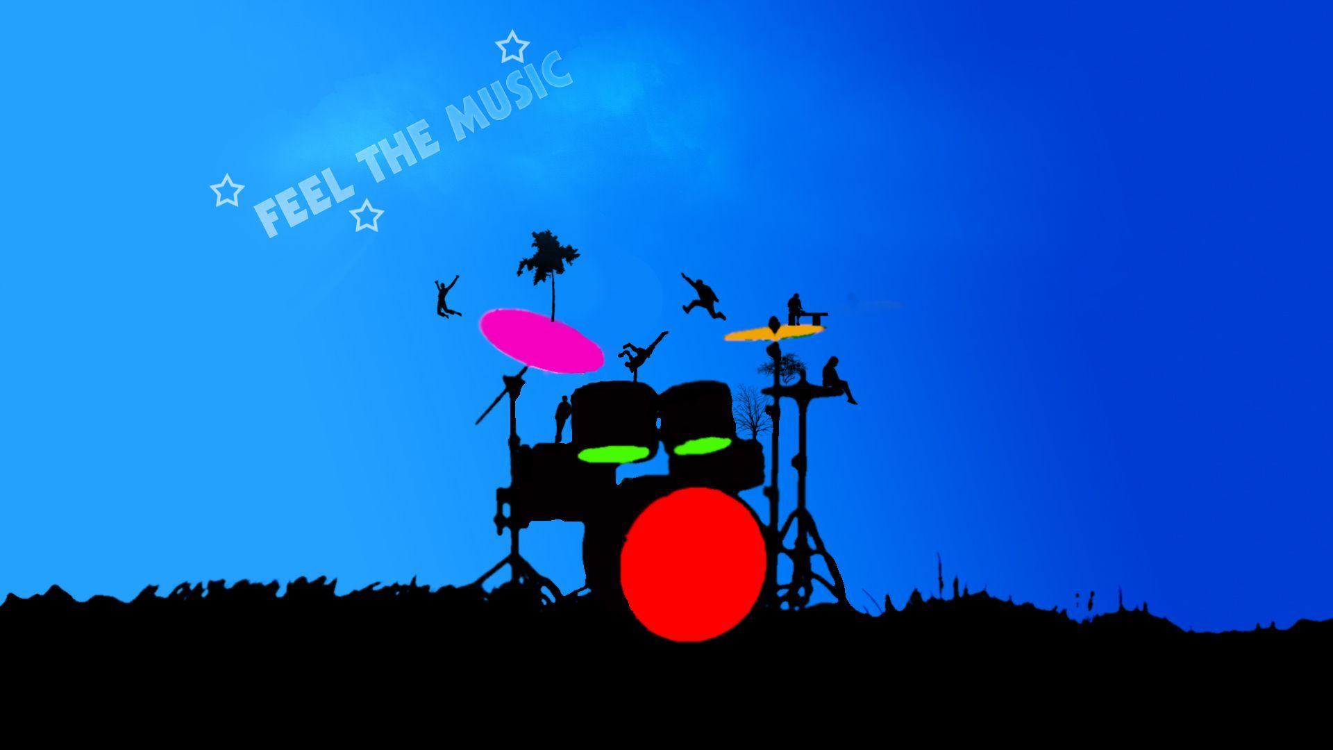 image For > Drums On Fire Wallpaper