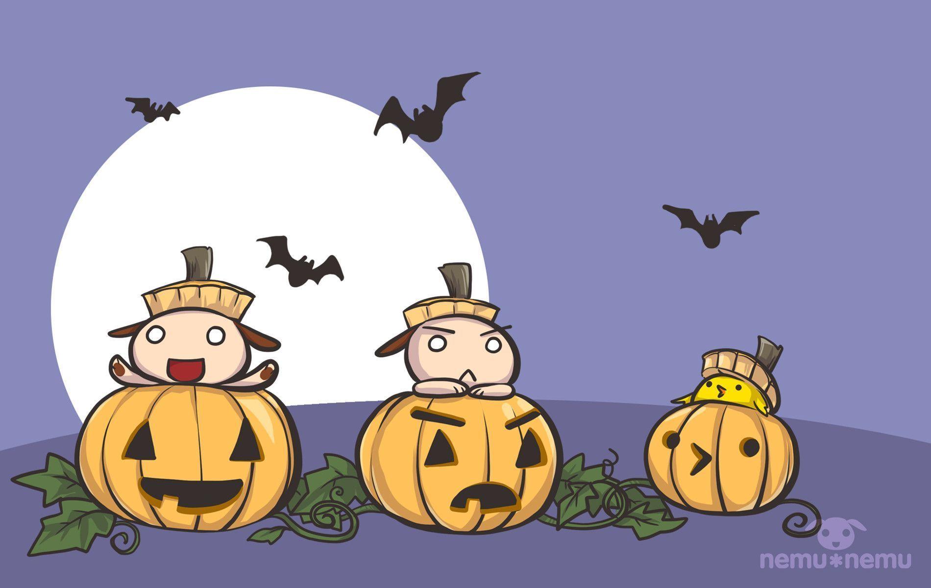 Cute Happy Halloween Wallpaper