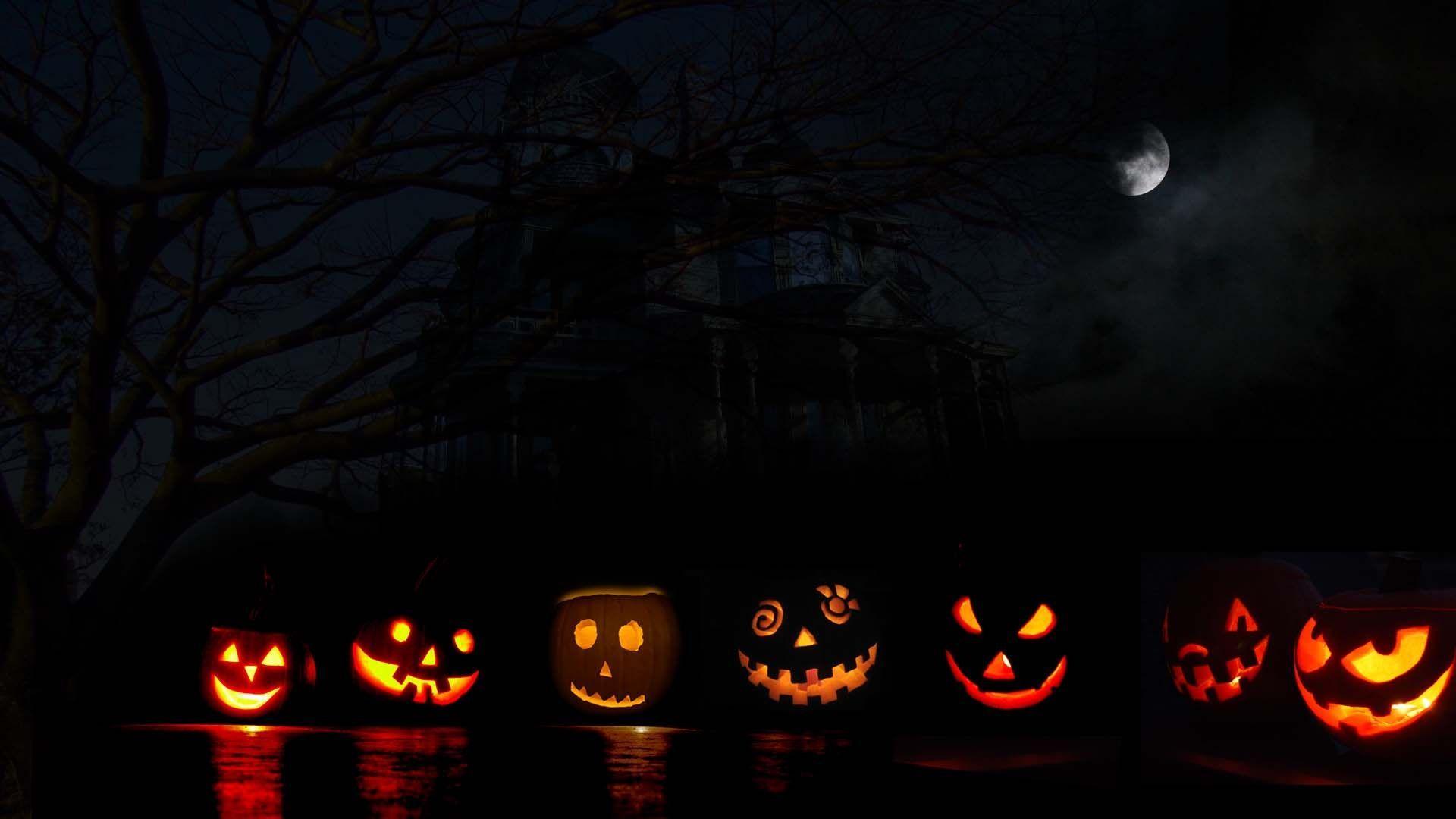 Free Animated Halloween Desktop Wallpaper Image 2014 HD